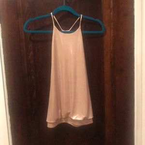 Light pink shimmery tank